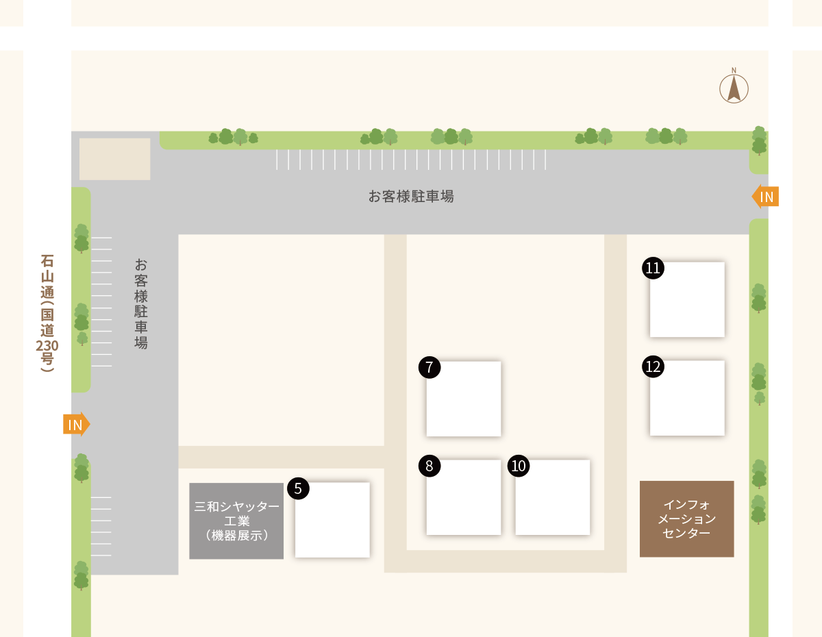 札幌山鼻会場 会場マップ